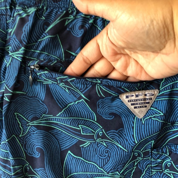 Columbia Men Swim Trunks Size XL Performance Fishing Gear Summer Beach Shorts - Picture 10 of 14